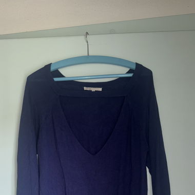MAJE Navy Blue Cashmere knit 