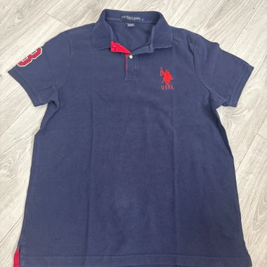 USPA Poloshirt Marineblau