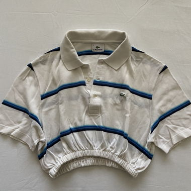 Lacoste Polo Crop Top