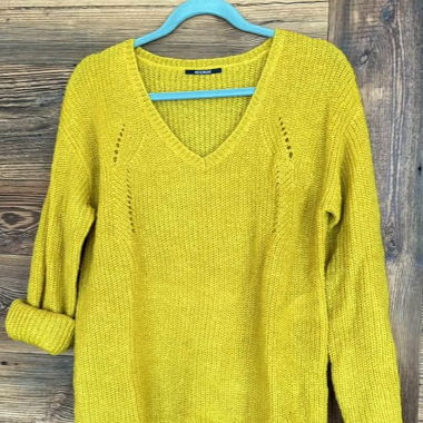 Maille pull Kookaï moutarde 