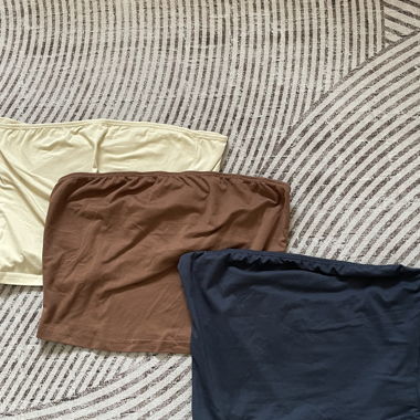 Lot de 3 hauts bandeau