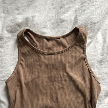 brown Crop Top 