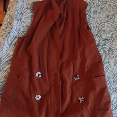 Gilet senza maniche rosso