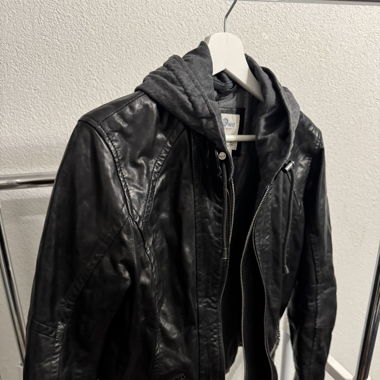 Leder Jacke