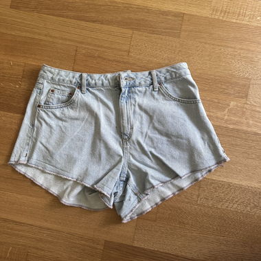 Light Blue Denim Shorts