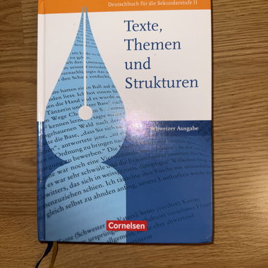 Livre d’allemand : textes, thèmes et structures