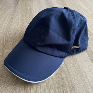 Casquette Loro Piana bleu marine