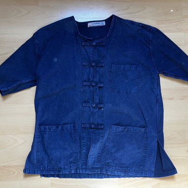 Blue Denim Asian Shirt