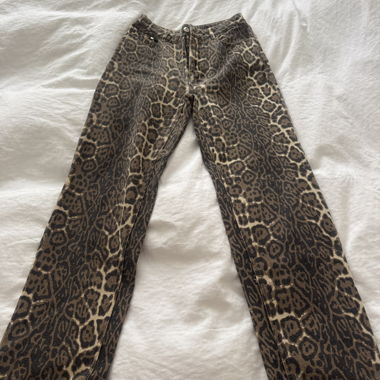 Leopardenmuster Hose XS