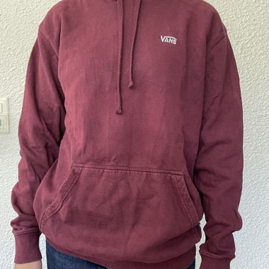 Weinroter Vans Hoodie 