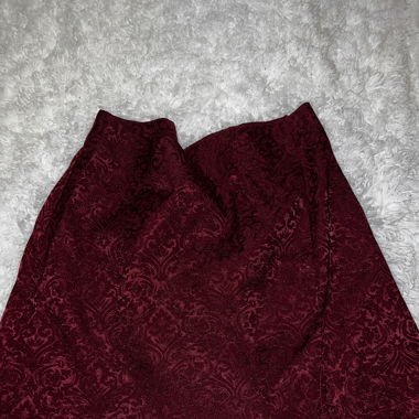 Vintage burgundy mini skirt
