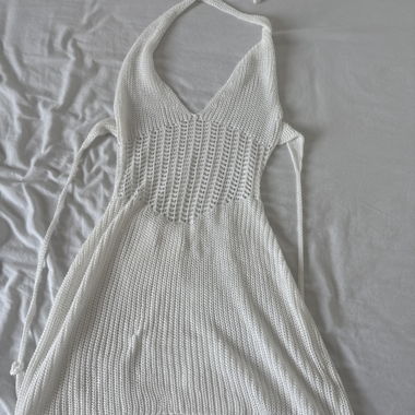 White Knit Top