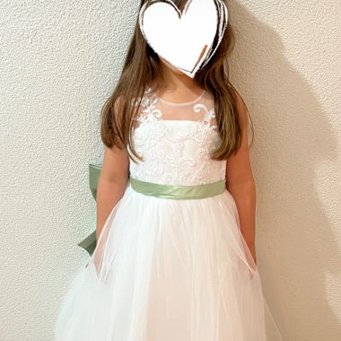 Blumen Mädchen Kleid (Hochzeit) zu verkaufen 