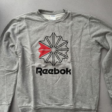 Felpa Reebok grigia taglia L
