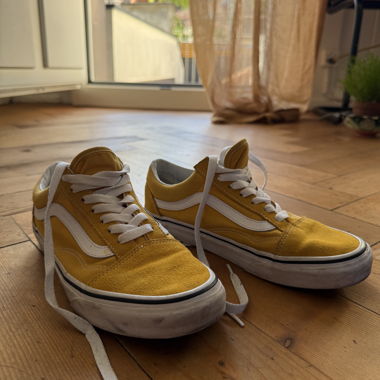 Yellow Vans Old Skool Sneakers