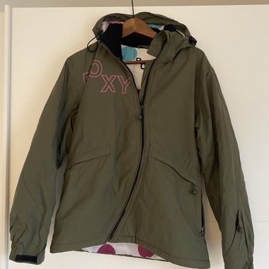 Roxy green ski/snowboard jacket S