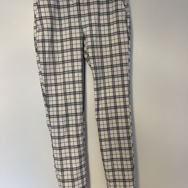 Chino en tissu à carreaux