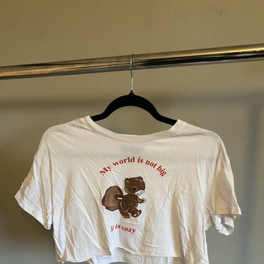Asymetrisches Crop Top, S