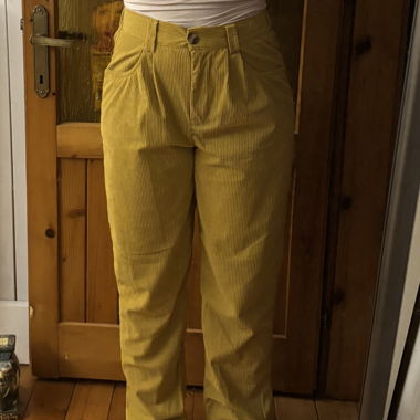 Yellow mustard pants 