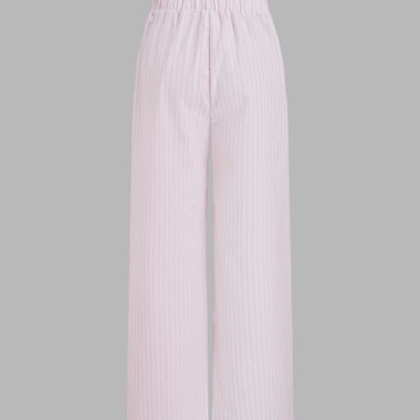 Pantalon plissé rose