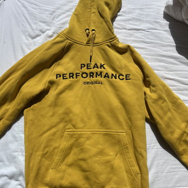 Peak Performance Yellow Hoodie