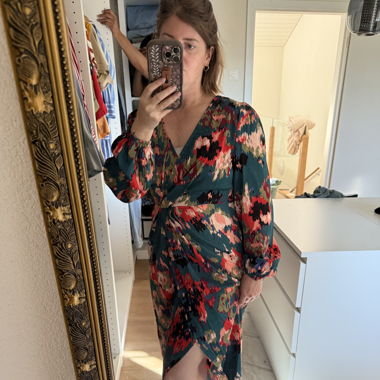 Robe longue multicolore 