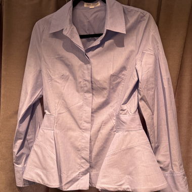 Chemisier femme Zara bleu clair