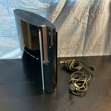 PlayStation 3 FAT mit Kabeln, ohne Controller