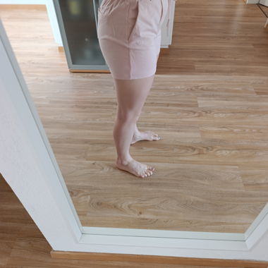 Shorts roses pour dames