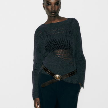 Zara Ripped Pullover