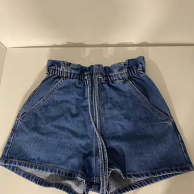 Denim Drawstring Shorts