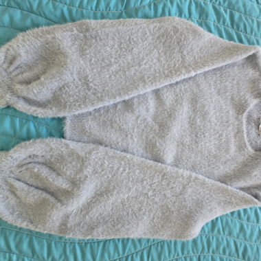 Blaue Bershka Daunenpullover
