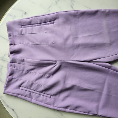 Pantalone a vita alta Zara lilla