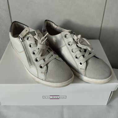 5th Avenue Sneaker Schuh Beige flach nieder_2