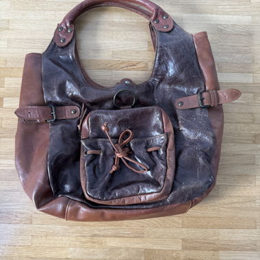 Brown Leather Handbag