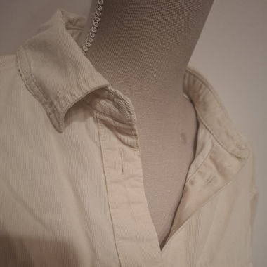 Chemise - robe velour côtelé 