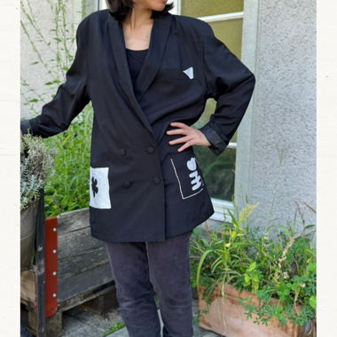 Blazer Nero - Matisse-y Upcycle