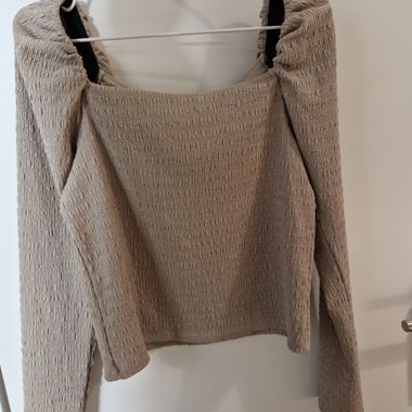 H&M Haut manches longues beige