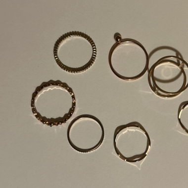 7 bagues