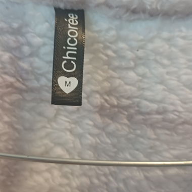 Veste teddy rayée de Chicorée taille M