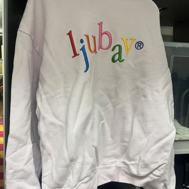 Ljubav Pink Sweatshirt