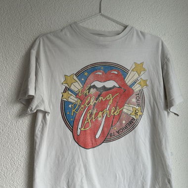 T-shirt blanc Rolling Stones