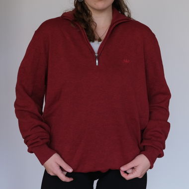 Red sweater