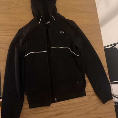 Lacoste Sport Kapuzenjacke schwarz FR 2