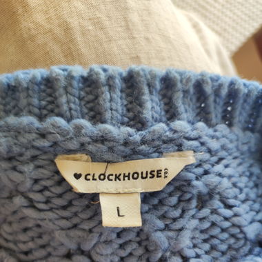 blauer pulli 