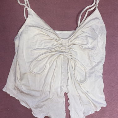 White Butterfly Top