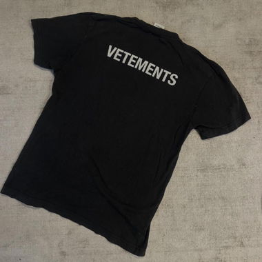 Vetements Staff T-Shirt Schwarz