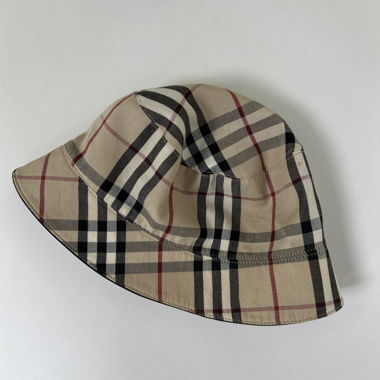 Cappello a secchiello a quadri Burberry