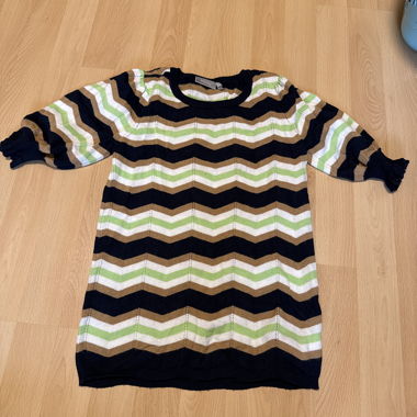 Pull en maille rayé
