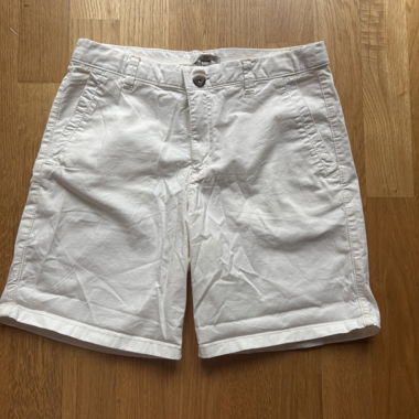 White Chino Shorts, Size 34